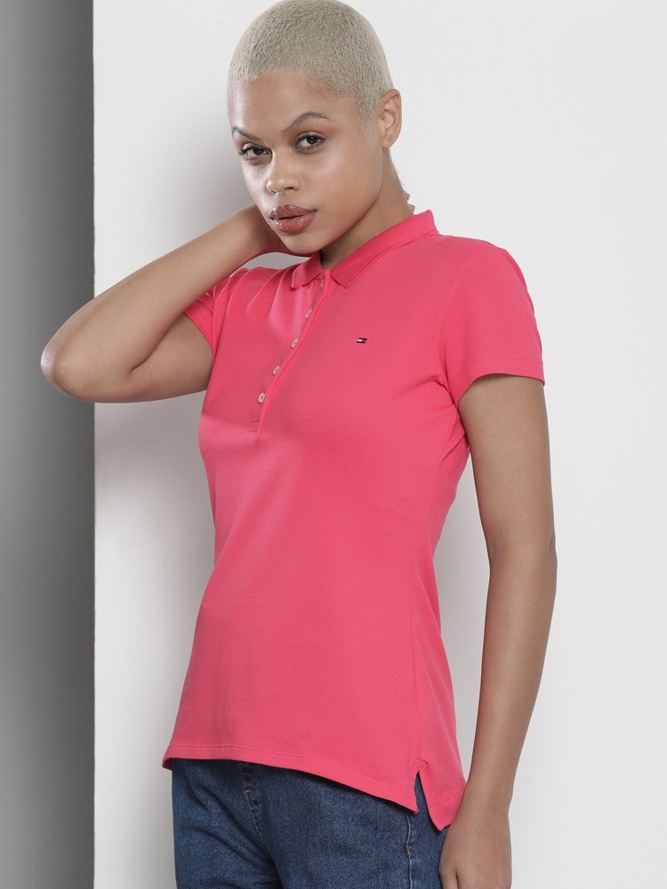 Women's polo tommy hilfiger hot sale