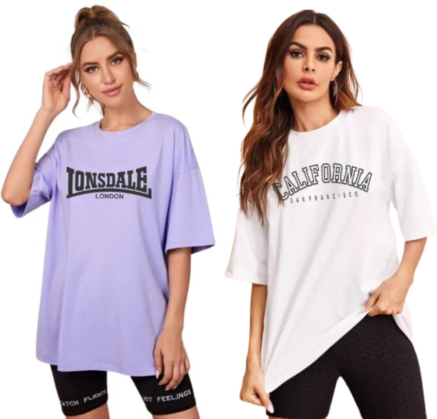 oversized t shirt combo for women