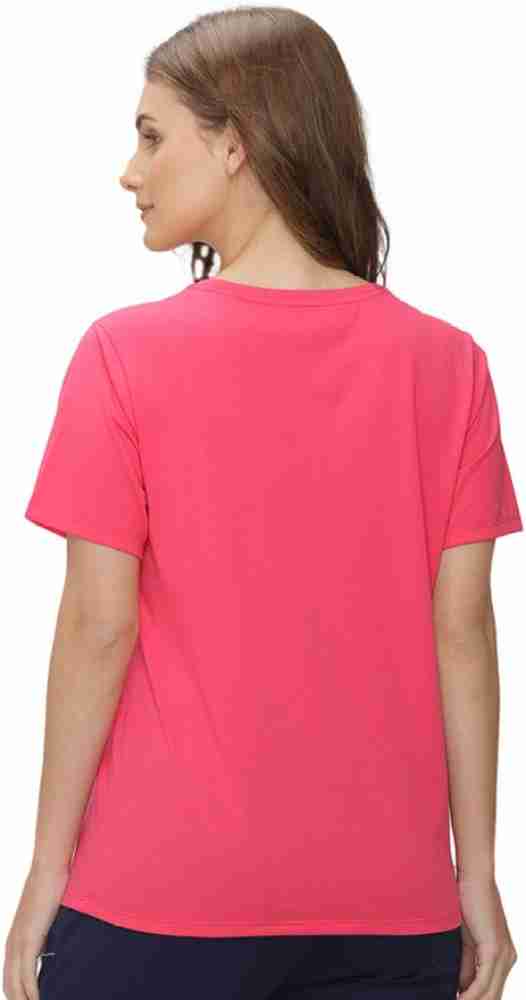 Groversons Paris Beauty Printed Women Round Neck Pink T-Shirt - Buy  Groversons Paris Beauty Printed Women Round Neck Pink T-Shirt Online at  Best Prices in India