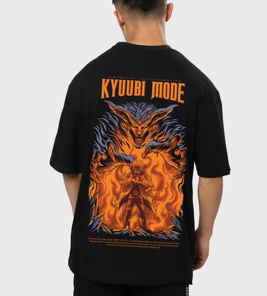 Fire Tiger Black T-Shirt - XL