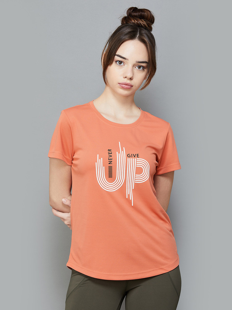 Orange kappa cheap t shirt