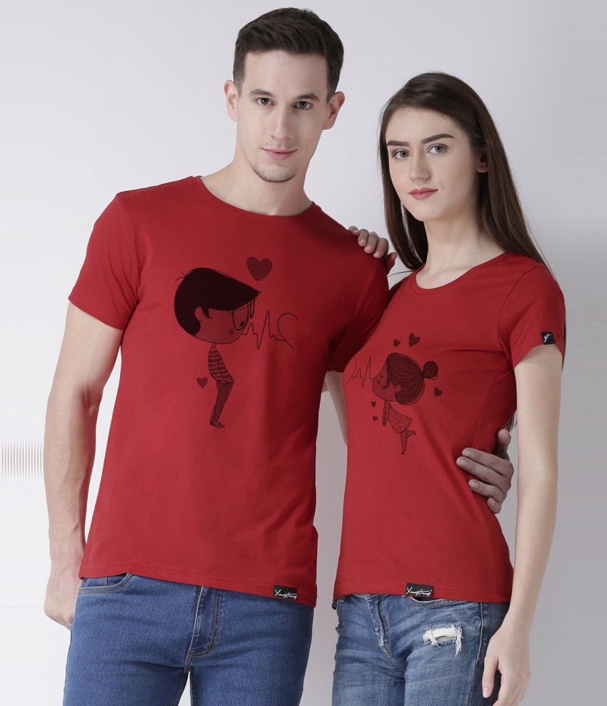 Couple t shirts outlet flipkart