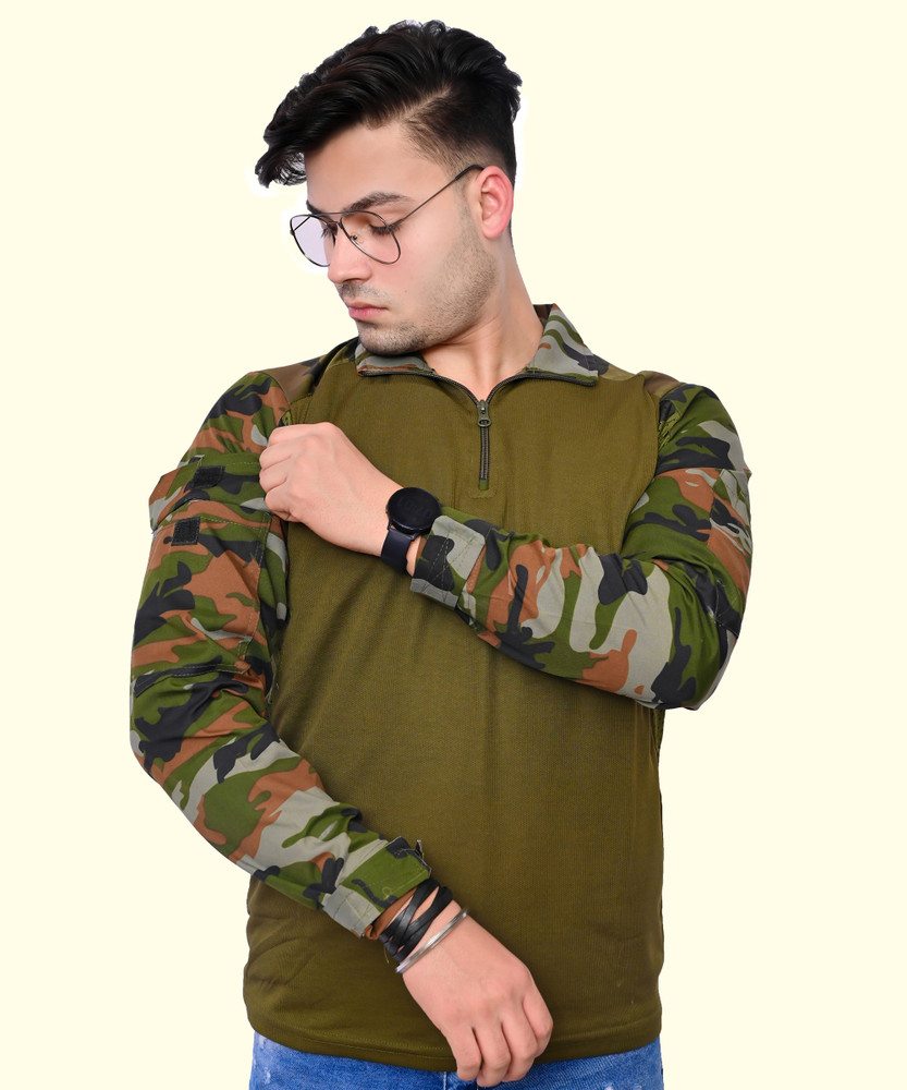 Flipkart army t shirt sales