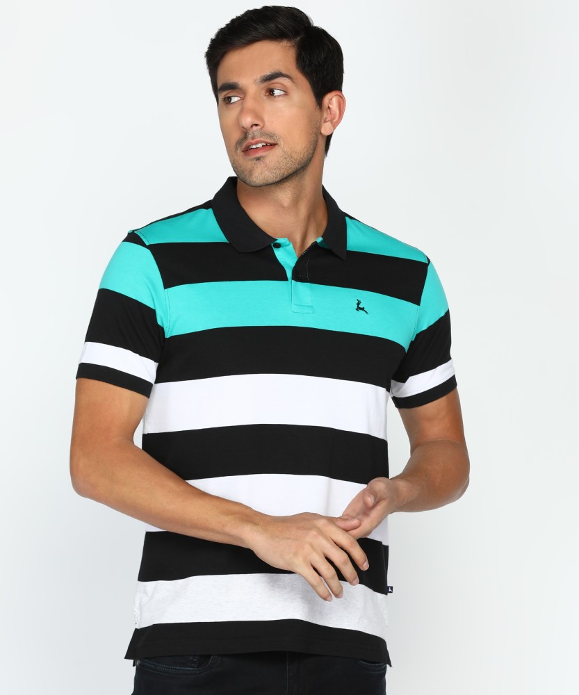 PARX Striped Men Polo Neck Black T Shirt Buy PARX Striped Men Polo Neck Black T Shirt Online at Best Prices in India Flipkart