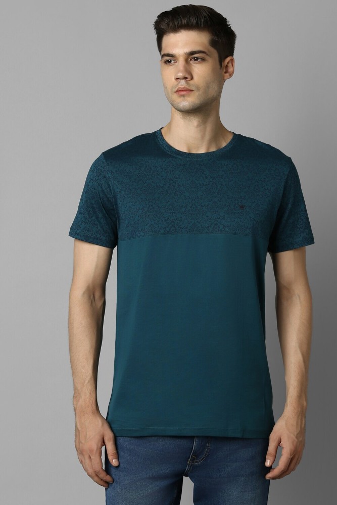 Louis Philippe Sport Printed Men Round Neck Blue T-Shirt - Buy Louis  Philippe Sport Printed Men Round Neck Blue T-Shirt Online at Best Prices in  India