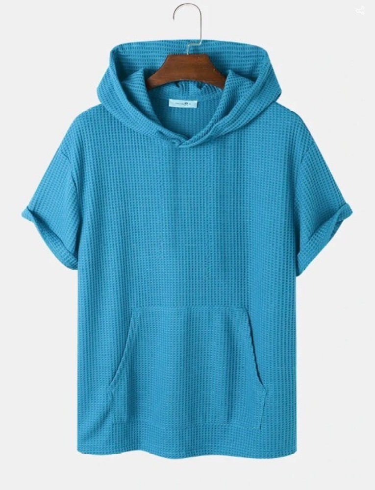 Eddicted Solid Men Hooded Neck Blue T Shirt Buy Eddicted Solid Men Hooded Neck Blue T Shirt Online at Best Prices in India Flipkart