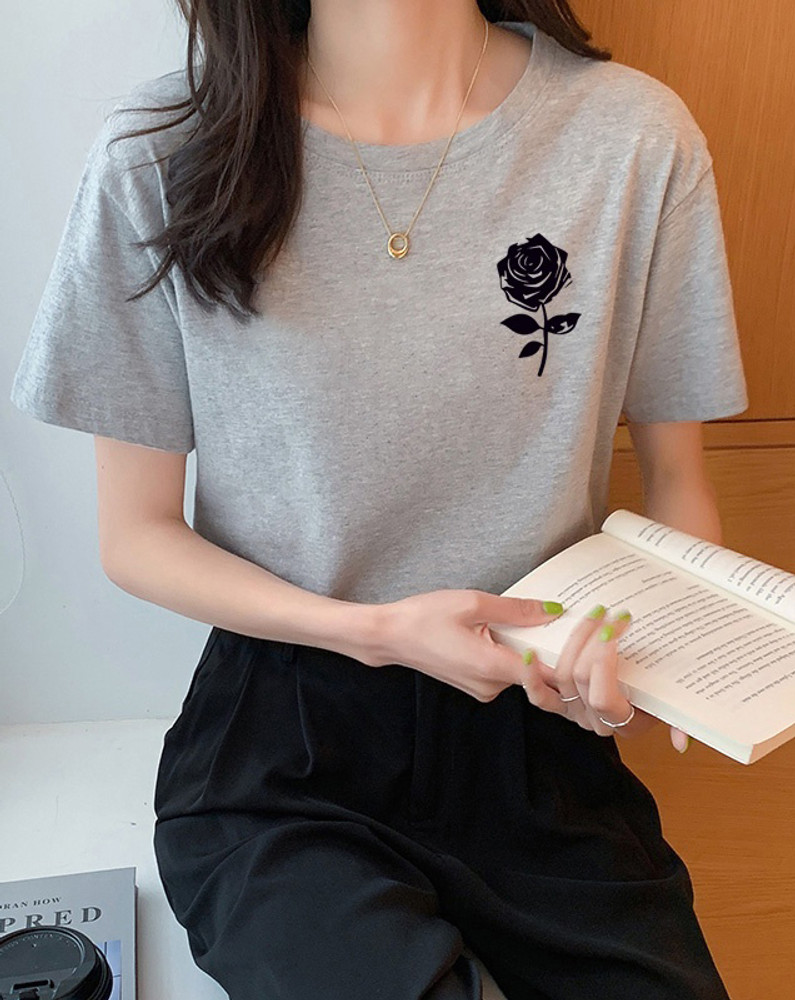 FAIRIANO Printed Women Round Neck Grey T Shirt Buy FAIRIANO Printed Women Round Neck Grey T Shirt Online at Best Prices in India Flipkart