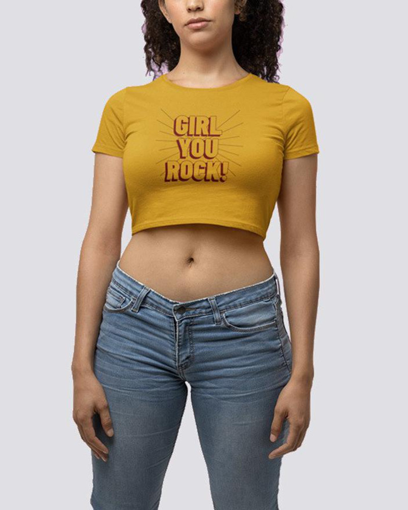 Crop t shirt for girl flipkart online