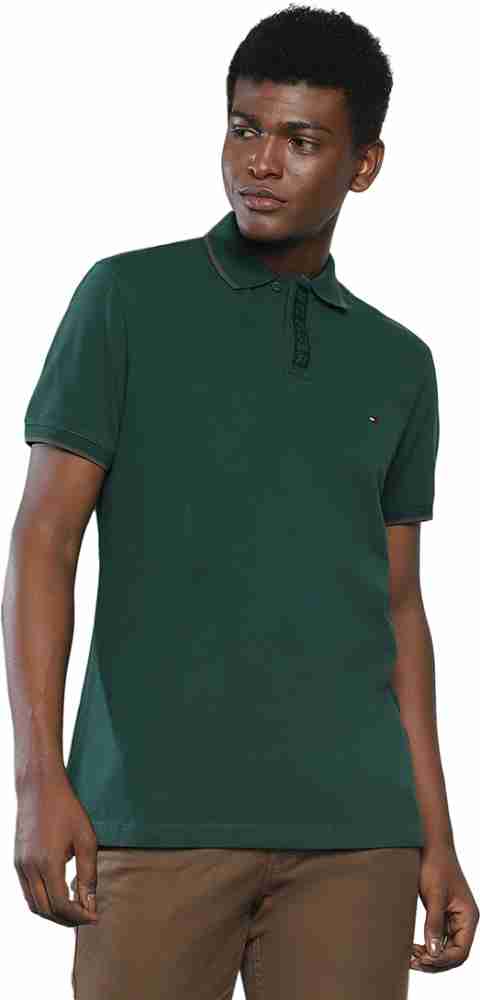 Tommy hilfiger green online t shirt