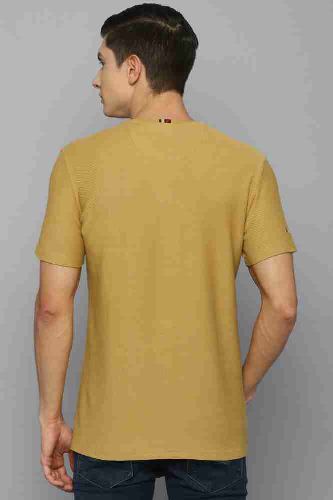 Buy Louis Philippe Beige T-shirt Online - 588105