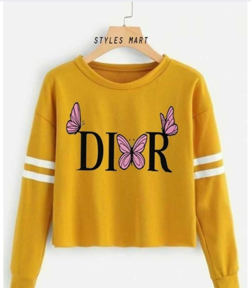 yellow dior t shirt