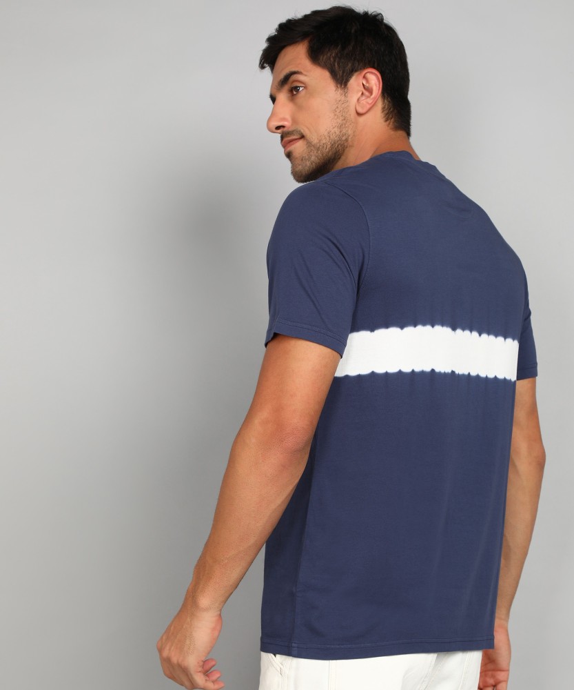 MARKS & SPENCER Washed/Ombre Men Round Neck Blue T-Shirt - Buy MARKS &  SPENCER Washed/Ombre Men Round Neck Blue T-Shirt Online at Best Prices in  India