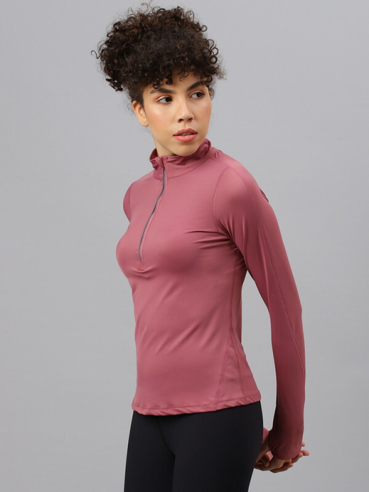 Buy Pink Tshirts for Women by FITKIN Online