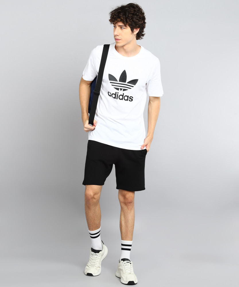 Adidas shorts hot sale outfit men