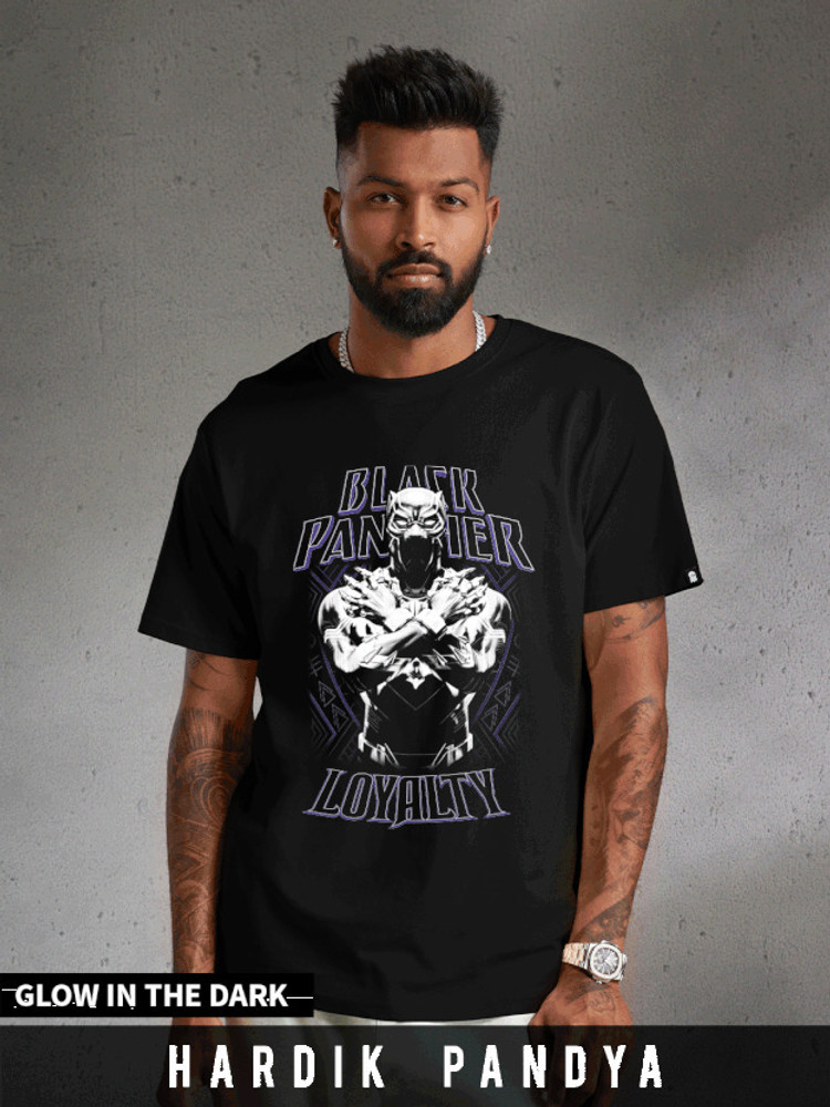 Black panther t shirt flipkart shop
