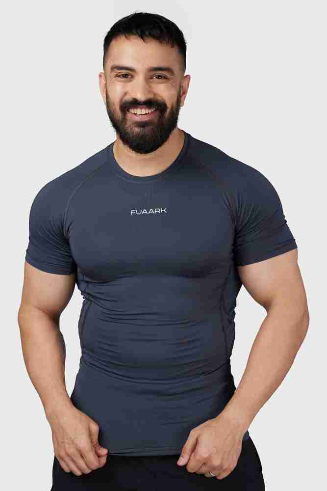 Fuaark Compression Black Tshirt For Men