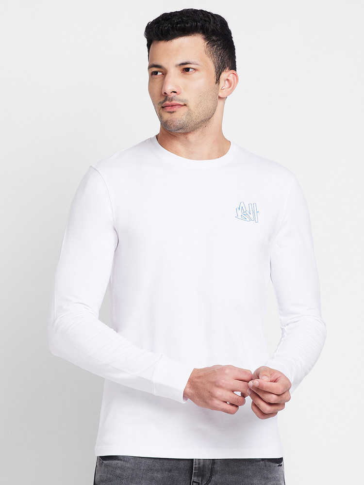 white full sleeve t shirt flipkart