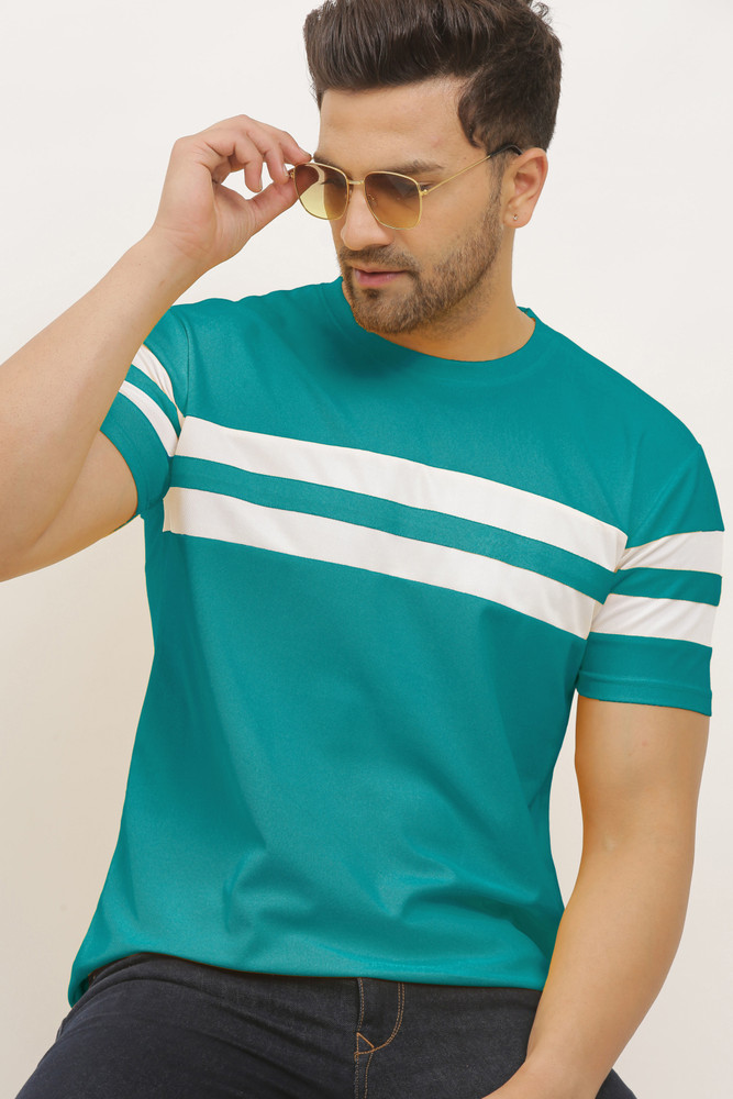 VeBNoR Striped Men Round Neck Blue T Shirt Buy VeBNoR Striped Men Round Neck Blue T Shirt Online at Best Prices in India Flipkart