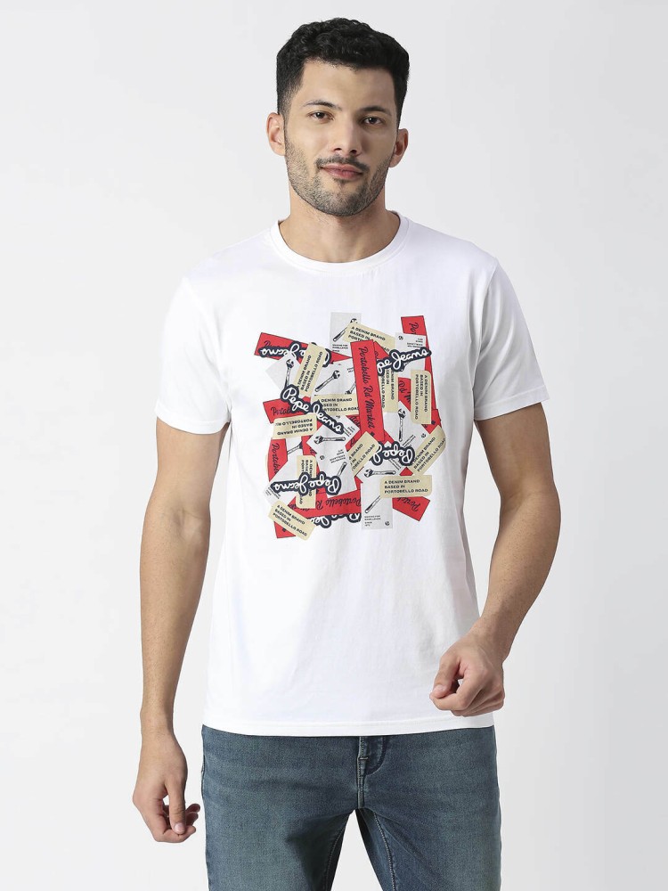 Pepe jeans white 2025 t shirt