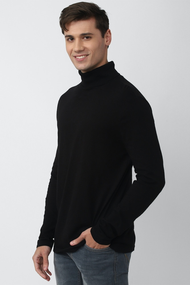 FOREVER 21 Solid Men High Neck Black T Shirt Buy FOREVER 21 Solid Men High Neck Black T Shirt Online at Best Prices in India Flipkart