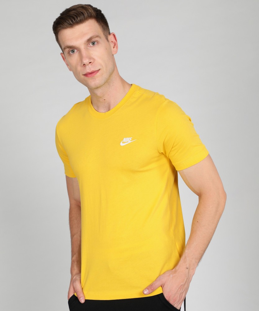 Nike tshirt cheap yellow