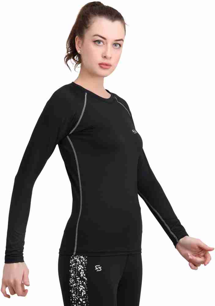 Sportinger Womens Compression Top T-Shirt for Gym Sports Yoga Swimming  Running Full Sleeve Women Compression Price in India - Buy Sportinger Womens  Compression Top T-Shirt for Gym Sports Yoga Swimming Running Full