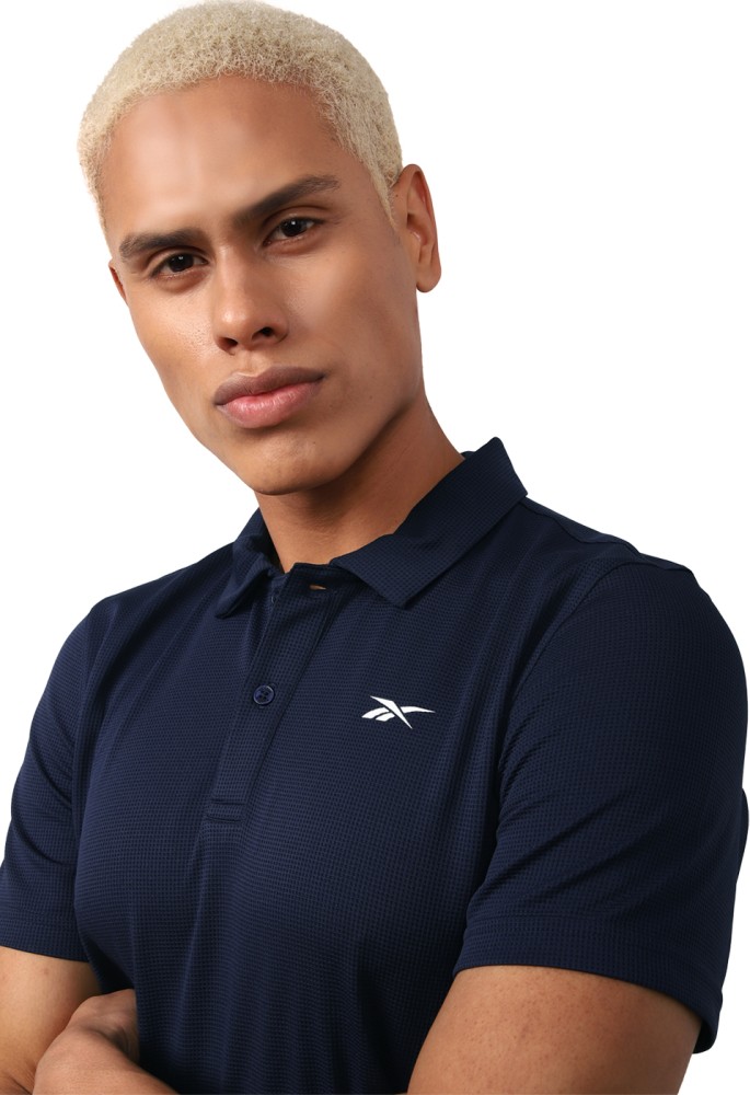 Reebok Men's Shirt - Blue - L