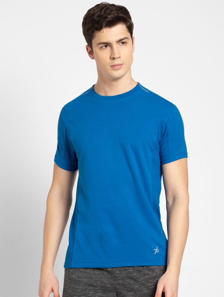 JOCKEY Solid Men Round Neck Blue T Shirt Buy JOCKEY Solid Men Round Neck Blue T Shirt Online at Best Prices in India Flipkart