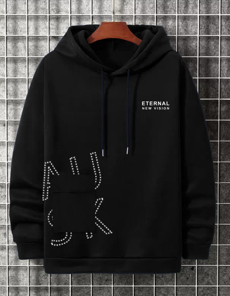 AUSK Typography Men Hooded Neck Black T Shirt Buy AUSK Typography Men Hooded Neck Black T Shirt Online at Best Prices in India Flipkart