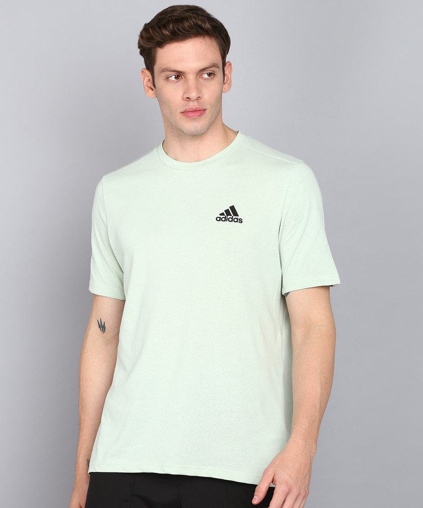 ADIDAS Printed Men Crew Neck Light Green T-Shirt - Buy ADIDAS Printed Men  Crew Neck Light Green T-Shirt Online at Best Prices in India | Flipkart.com