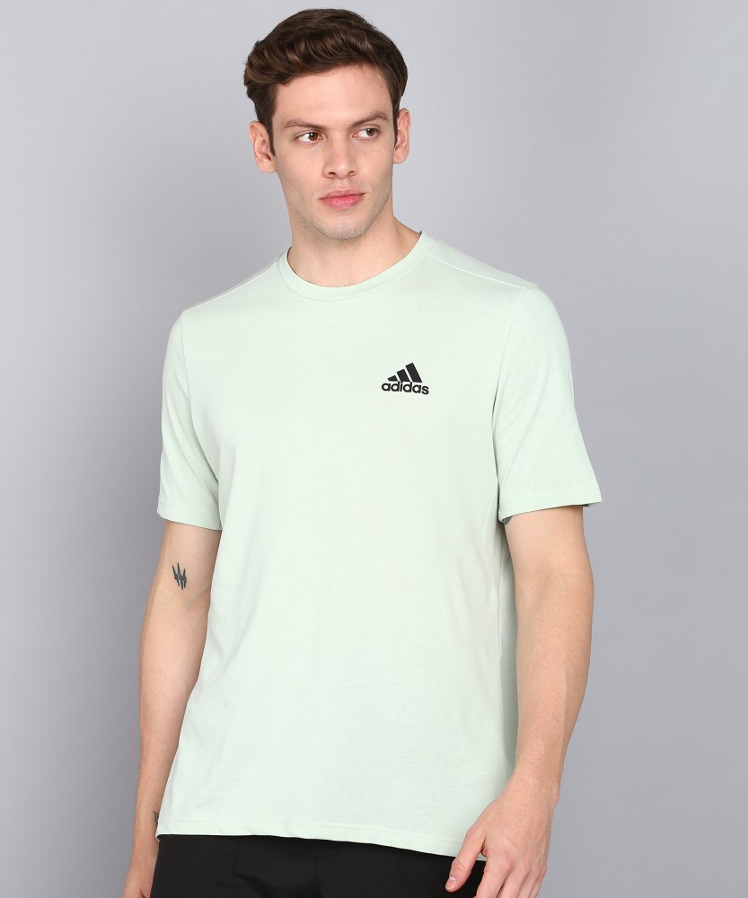 ADIDAS Printed Men Crew Neck Light Green T Shirt Buy ADIDAS