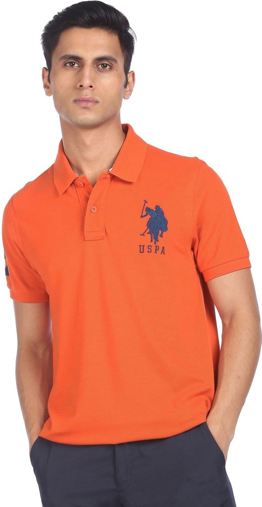 Us polo orange store shirt