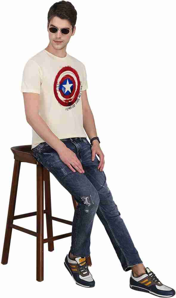 Captain america t shirt flipkart top