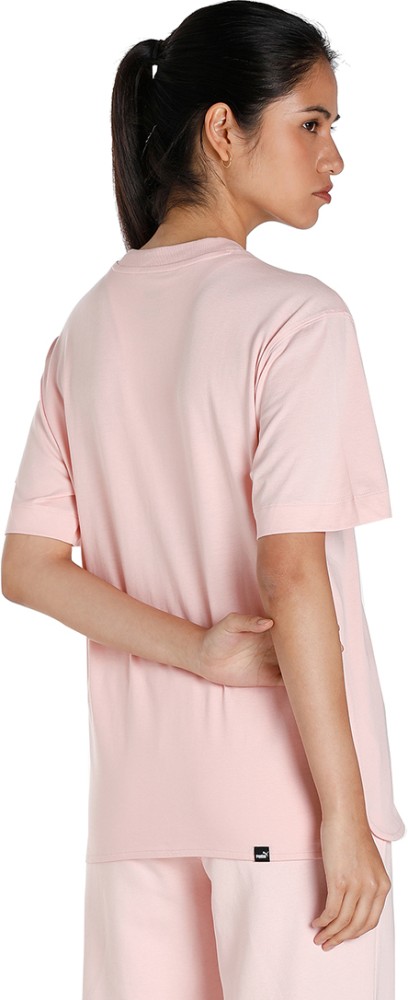 PUMA Printed Women High Neck Pink T-Shirt - Buy PUMA Printed Women High  Neck Pink T-Shirt Online at Best Prices in India