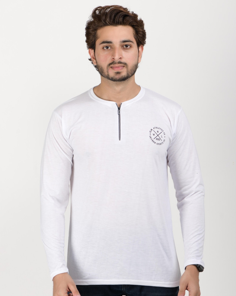 henley white t shirt