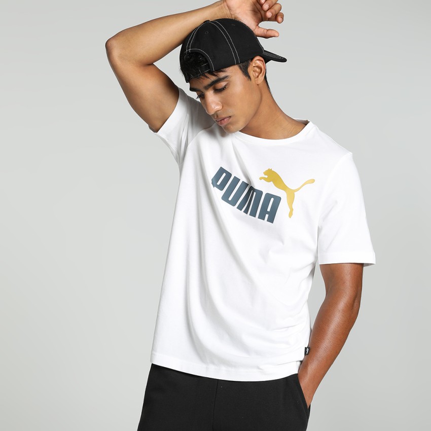 PUMA Printed Men Crew Neck White T Shirt Buy PUMA Printed Men Crew Neck White T Shirt Online at Best Prices in India Flipkart