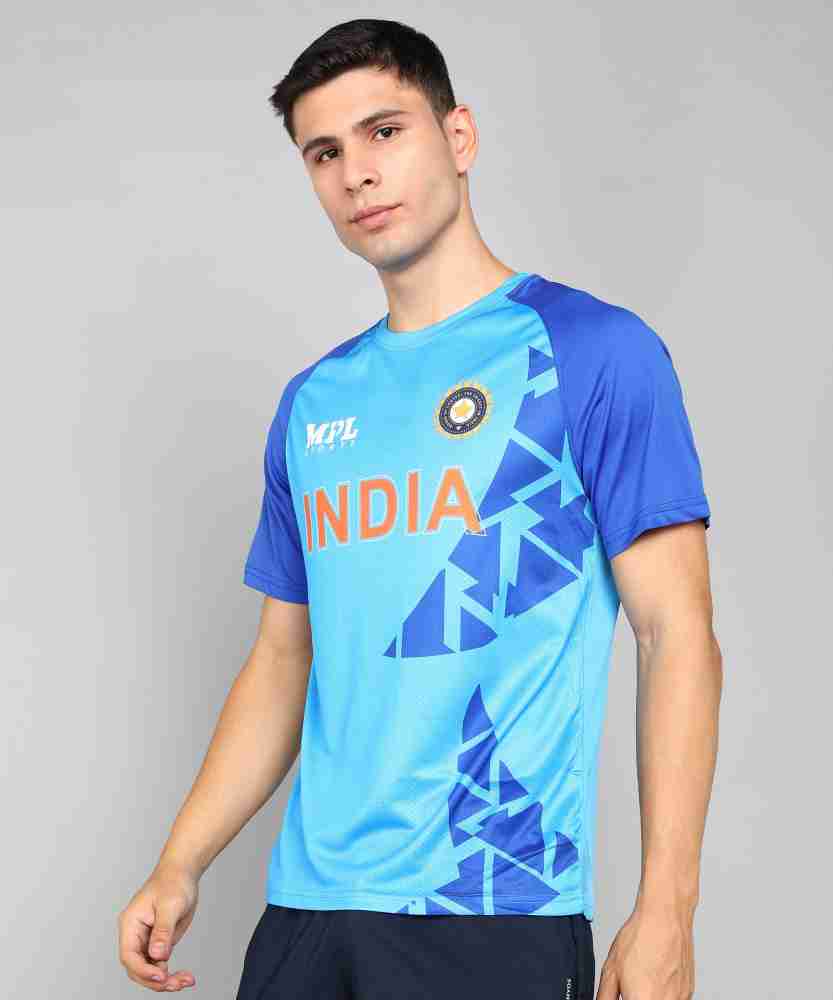 Mpl Sports India Cricket Jersey For Men (Navy, M)