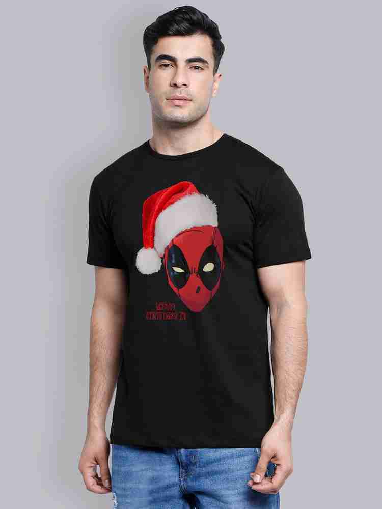 Deadpool By Free Authority Graphic Print Men Round Neck Black T Shirt Buy Deadpool By Free Authority Graphic Print Men Round Neck Black T Shirt Online at Best Prices in India Flipkart