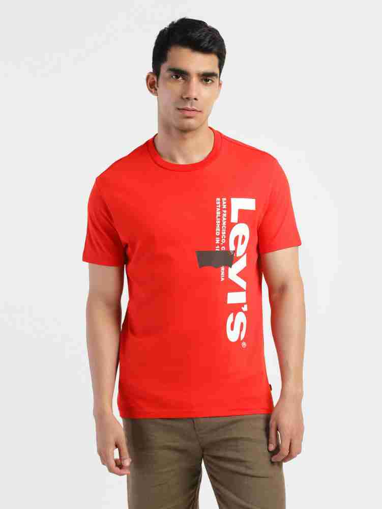 LEVI S Graphic Print Men Crew Neck Red T Shirt Buy LEVI S Graphic Print Men Crew Neck Red T Shirt Online at Best Prices in India Flipkart