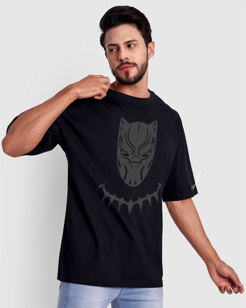Braag And Hustle Printed Men Round Neck Black T Shirt Buy Braag