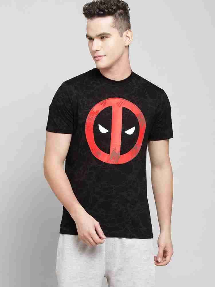 Deadpool By Free Authority Printed Men Round Neck Black T Shirt Buy Deadpool By Free Authority Printed Men Round Neck Black T Shirt Online at Best Prices in India Flipkart