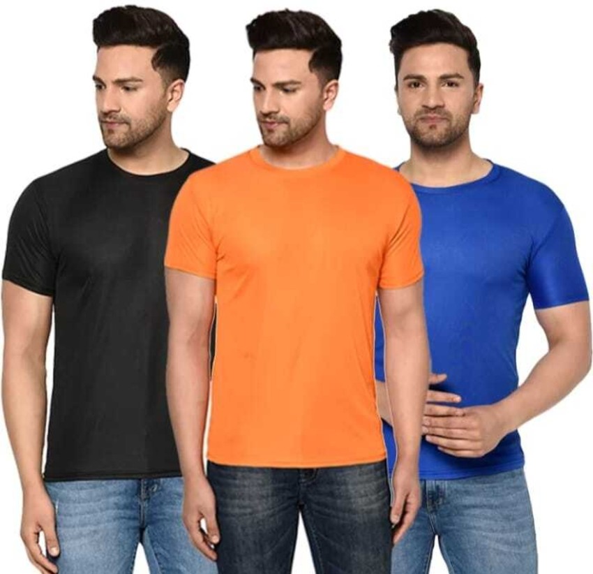 FitTees Solid Men Round Neck Multicolor T Shirt Buy FitTees Solid Men Round Neck Multicolor T Shirt Online at Best Prices in India Flipkart