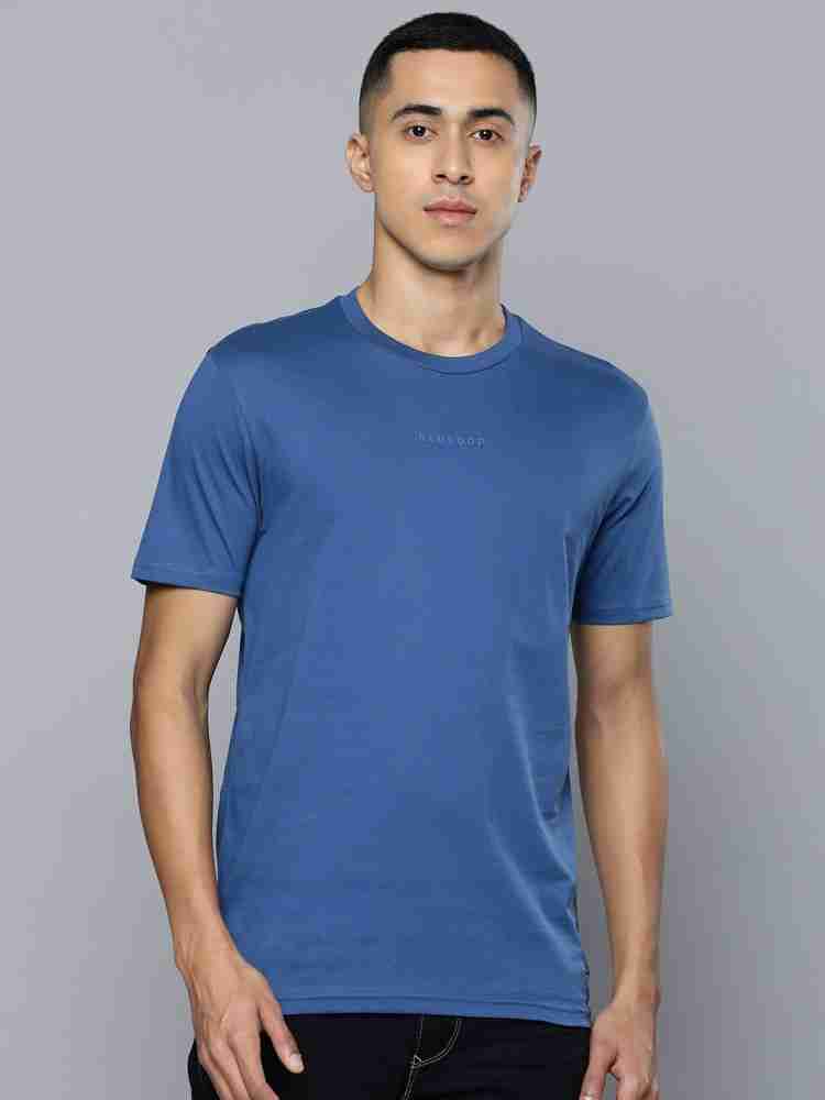 Calvin Klein Jeans Split Colour Logo T-Shirt Blue