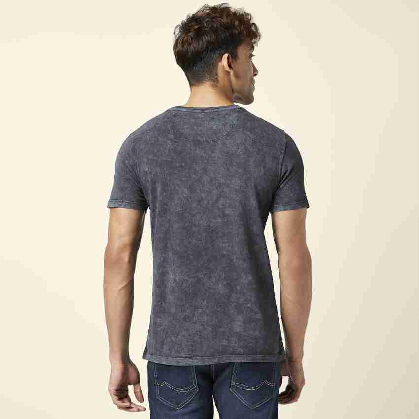 Sf Jeans By Pantaloons Teal Solid Slim Fit Round Neck T Shirt 5289020.htm -  Buy Sf Jeans By Pantaloons Teal Solid Slim Fit Round Neck T Shirt  5289020.htm online in India