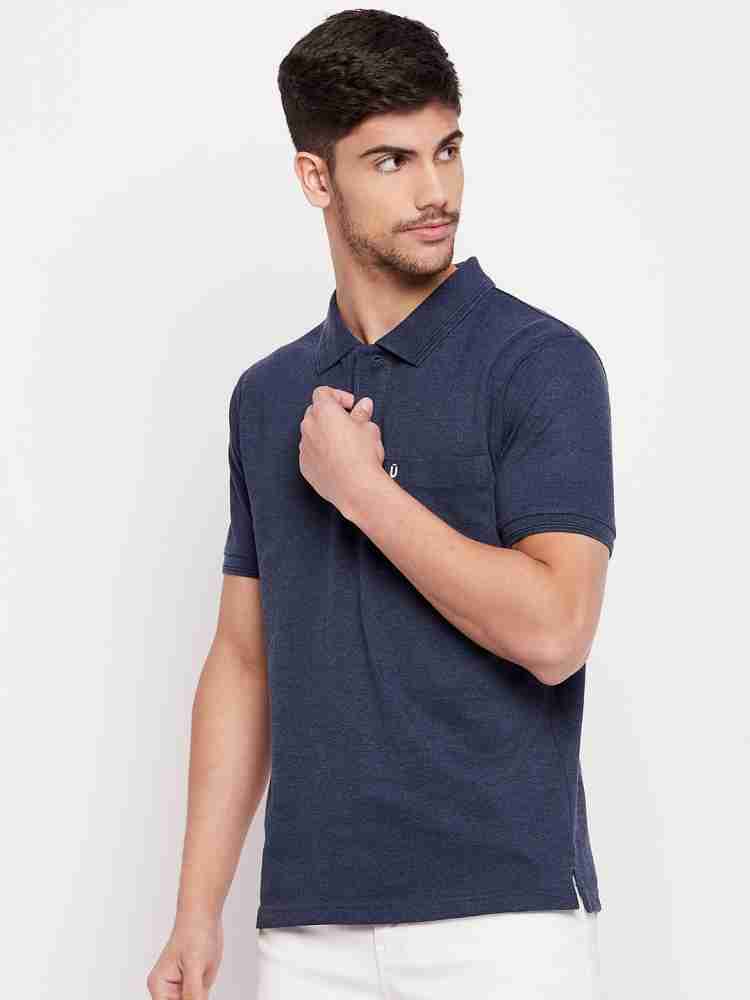 Solid Men 100% Cotton Super Combed Polo Neck Beige with Red