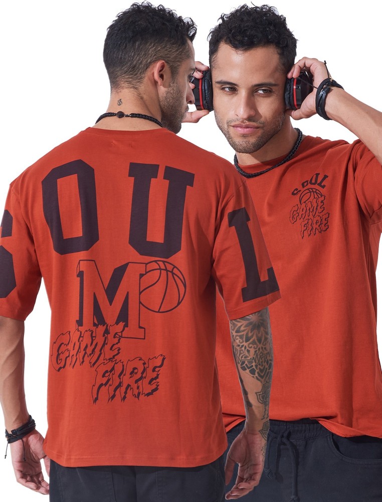 MANIAC Typography Men Round Neck Orange T Shirt Buy MANIAC Typography Men Round Neck Orange T Shirt Online at Best Prices in India Flipkart