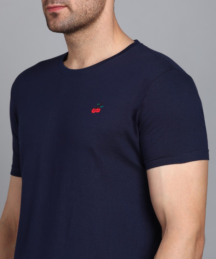 Red Cherry Solid Men Round Neck Black Navy Blue T Shirt Buy Red Cherry Solid Men Round Neck Black Navy Blue T Shirt Online at Best Prices in India Flipkart