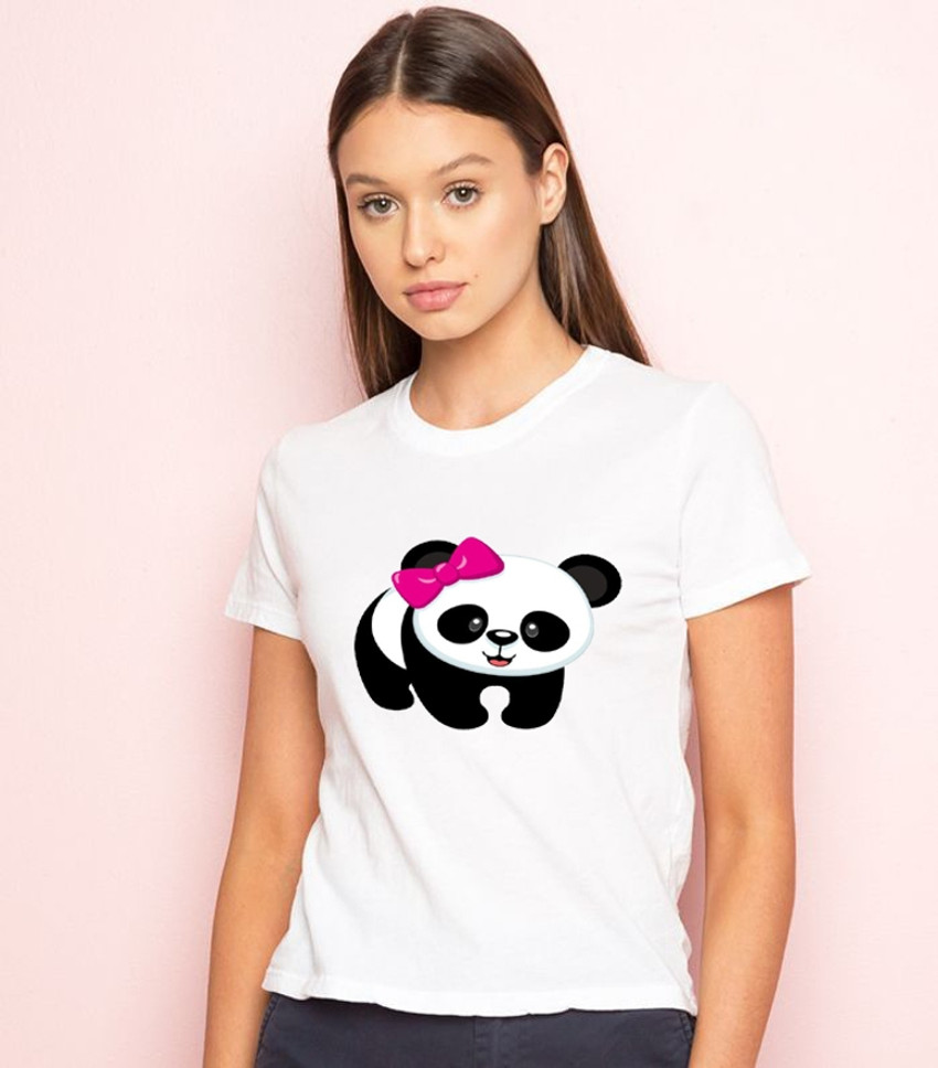 QFC Printed Women Round Neck White T Shirt Buy QFC Printed Women