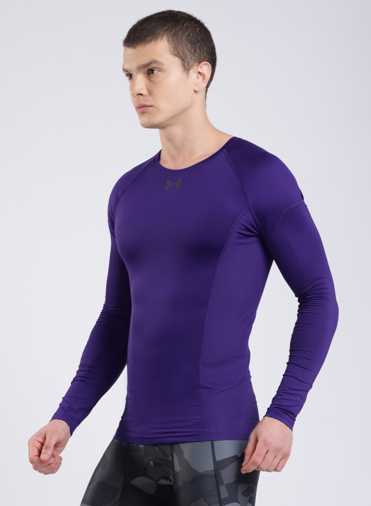 Under armour purple compression 2025 shirt