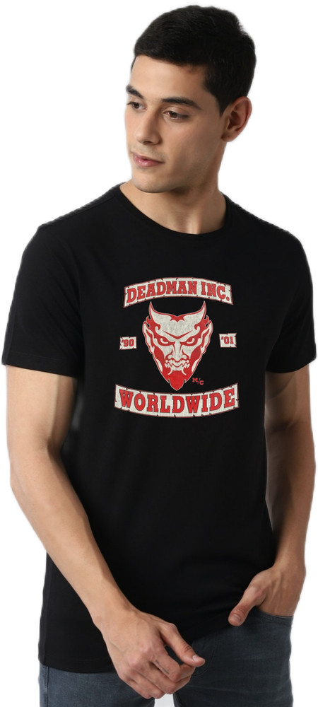 ELEGANT FOX Printed Men Round Neck Black T Shirt Buy ELEGANT FOX